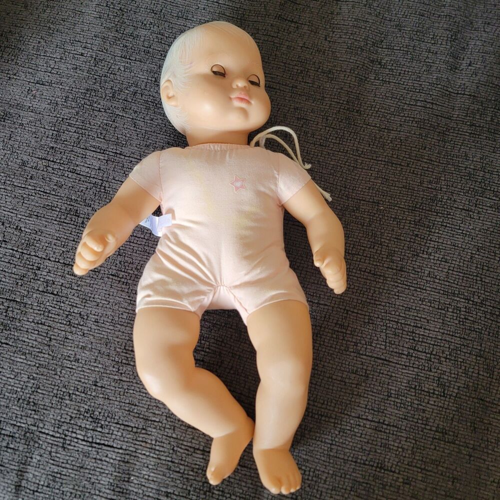 Pleasant Company Bitty Baby with Brown Eyes White Hair American Girl Doll